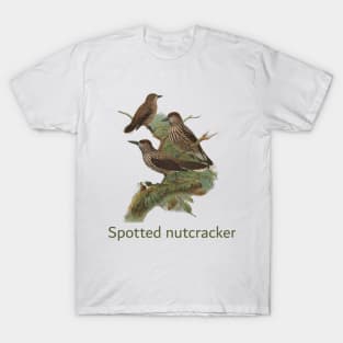 Spotted nutcracker bird T-Shirt